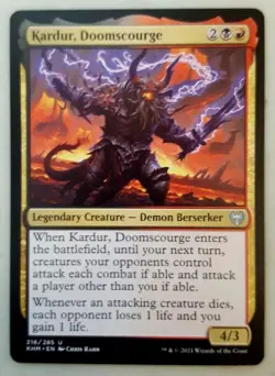 1x Kardur, Doomscourge Kaldheim MTG Magic the Gathering NM - Image 1