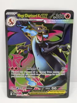 Mega Charizard X ex 109/094 Me02: Phantasmal Flames Holo Pokemon Card - Image 1