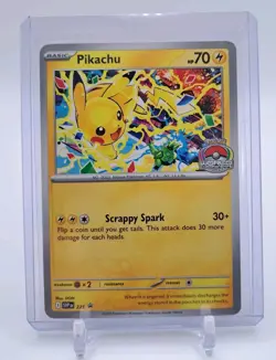 Pokemon Pikachu Promo 2025 World Championships SVP EN 225 Pokemon Card Worlds - Image 1
