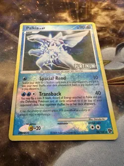 Palkia 26/106 Platinum Reverse Stamp Great Encounters BK Pokemon 2008 MP #1 - Image 3