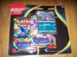 POKEMON TCG MEGA EVOLUTION PHANTASMAL FLAMES 3 BOOSTER BLISTER PACK - Image 1