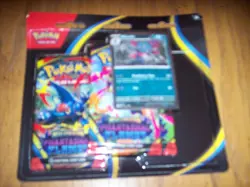 POKEMON TCG MEGA EVOLUTION PHANTASMAL FLAMES 3 BOOSTER BLISTER PACK - Image 2
