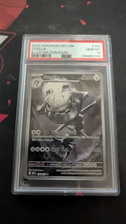 Pokemon PSA 10 GEM MINT STEELIX 150/132 (IR) Mega Evolution English - Image 1