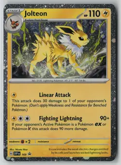 Jolteon 169 Pokemon Scarlet & Violet Promo Near Mint - Image 1