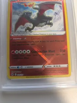 2023 POKEMON SWORD & SHIELD CROWN ZENITH #020 RADIANT CHARIZARD PSA 10 - Image 5