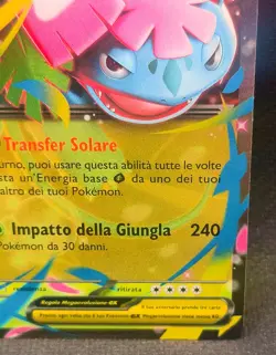 Carta MEGA VENUSAUR Ex Promo 013 Ita Near Mint Pokemon RAW Collection - Image 4
