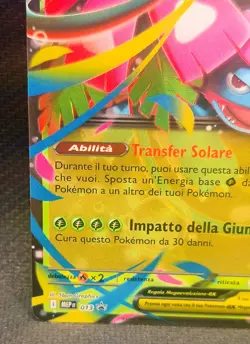 Carta MEGA VENUSAUR Ex Promo 013 Ita Near Mint Pokemon RAW Collection - Image 5