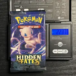 Heavy! 22.37g HIDDEN FATES 🔥🔥 Pokemon TCG Booster Pack Sealed New - Image 1