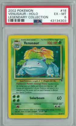 Pokemon Legendary Collection Venusaur 18/110 PSA 6 - Image 1