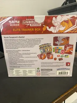 Pokemon TCG Factory Sealed Sun & Moon Unbroken Bonds Elite Trainer Box - Image 3