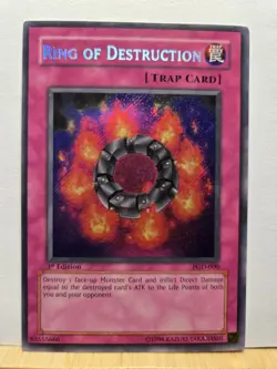 Yu-Gi-Oh! TCG Ring of Destruction Pharaonic Guardian PGD-000 1st Edition LP - Image 1
