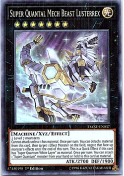 Yu-Gi-Oh! - Super Quantal Mech Beast Lusterrex- DANE-EN037- Super Rare-UN-NM/M - Image 1