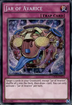 Jar Of Avarice - Secret Rare CROS-EN074 - NM - YuGiOh - Image 1
