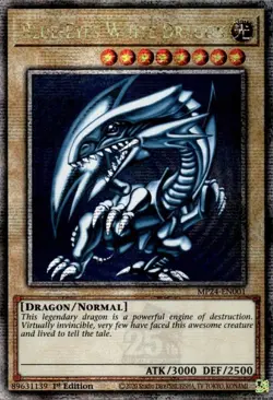 YuGiOh! - Blue-Eyes White Dragon - Quarter Century Secret Rare [NM] - Image 1
