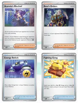 Pokemon Mega Evolutions Full Trainer Set 4X Each Card! NM/MINT - Image 2