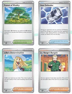 Pokemon Mega Evolutions Full Trainer Set 4X Each Card! NM/MINT - Image 3