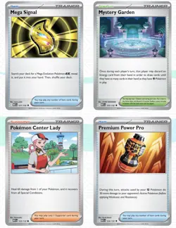 Pokemon Mega Evolutions Full Trainer Set 4X Each Card! NM/MINT - Image 4