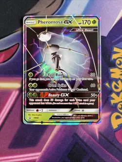 Pheromosa GX - SM66 - Pokemon Sun & Moon Promo Ultra Rare Card NM - Image 1