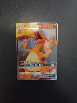 Pokemon TCG Charizard GX Hidden Fates Holo Ultra Rare Card 9/68 NM Condition - Image 1