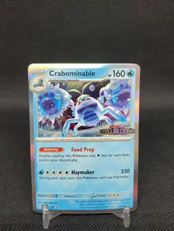 Crabominable SVP 134 Stellar Crown Prerelease Promo NM Pokemon Card - Image 1