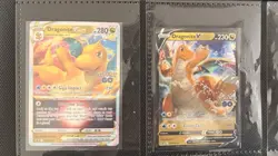 Dragonite VSTAR & Dragonite V Lot - Pokemon GO - 2 Cards - Near Mint - Image 1