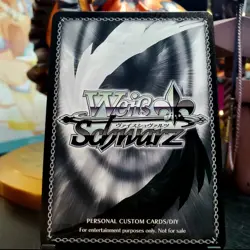 DIY Weiss Schwarz Shalltear BloodFallen Overlord OVL/SE51-SP SP Signed Card TCG - Image 5