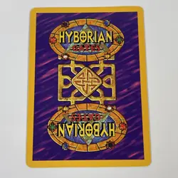 Hyborian Gates CCG TCG Atums Twins Promo Card By Cardz Boris Vallejo 1995 Rare - Image 4