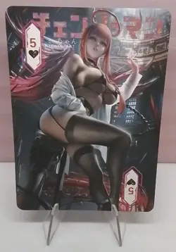 ❤Makima Chainsaw Man Goddess ACG Waifu Girl Anime Trading Card - Image 1