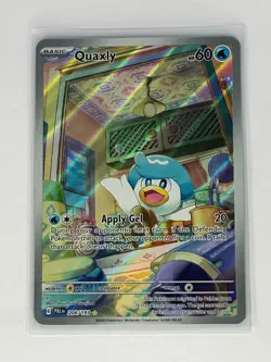 Pokemon TCG Quaxly Scarlet & Violet Paldea Evolved Holo Card 206/193 NM - Image 1
