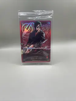 One Piece Card Roronoa Zoro L OP01-001 Gold Text LECAFIG PAR Japanese Sealed - Image 1