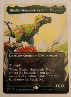 Ghalta, Stampede Tyrant (Borderless) The Lost Caverns of Ixalan Regular NM+ - Image 1