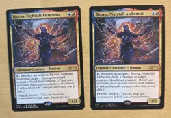 MTG Bjorna, Nightfall Alchemist Magic Gathering 2 Cards, Universes Within, MINT - Image 1