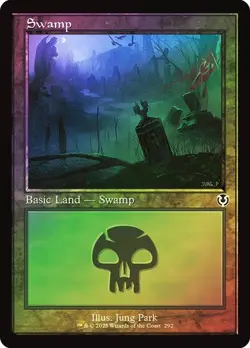 Swamp #292 Foil Retro Frame Innistrad Remastered NM MTG - Image 1