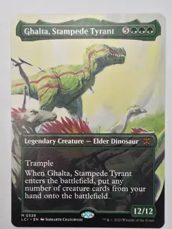 Ghalta, Stampede Tyrant (Borderless) The Lost Caverns of Ixalan Regular - Image 1