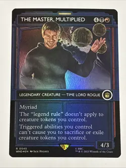 MTG Doctor Who The Master, Multiplied Showcase Foil 0545 NM Rare - Image 1
