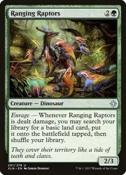 Magic The Gathering MTG RANGING RAPTORS Ixalan NM Near Mint - Image 1