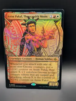 MTG - Anim Pakal, Thousandth Moon - FOIL SHOWCASE - Legendary Creature - LCI 300 - Image 1