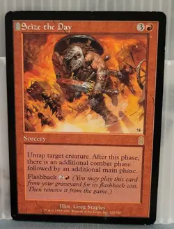 Mtg SEIZE THE DAY LP Prophecy 220/350 -Argo- - Image 1