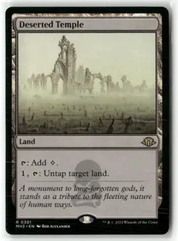 Deserted Temple Modern Horizons 3 Regular MTG - Image 1