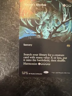 Nature's Rhythm (Borderless) Tarkir: Dragonstorm Regular - Image 4