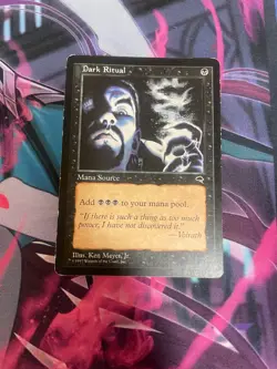 MTG - DARK RITUAL - TEMPEST - MP - Image 1