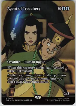 MTG Agent of Treachery (Borderless) Normal NM Avatar: The Last Airbender Magic 9 - Image 1