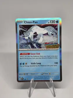 Pokemon TCG Chien-Pao # SVP152 Scarlet & Violet Surging Sparks Promo Stamped - Image 1