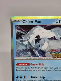Pokemon TCG Chien-Pao # SVP152 Scarlet & Violet Surging Sparks Promo Stamped - Image 2