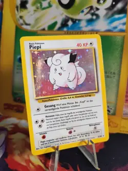 Pokemon Karte Card Piepi Clefairy Base Basis Set Deutsch Ger Clean Holo Wotc NM- - Image 1