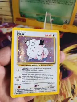 Pokemon Karte Card Piepi Clefairy Base Basis Set Deutsch Ger Clean Holo Wotc NM- - Image 2
