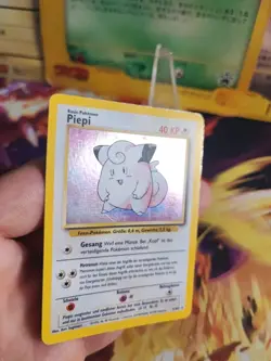 Pokemon Karte Card Piepi Clefairy Base Basis Set Deutsch Ger Clean Holo Wotc NM- - Image 3