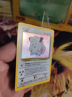 Pokemon Karte Card Piepi Clefairy Base Basis Set Deutsch Ger Clean Holo Wotc NM- - Image 4