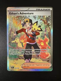 Pokemon Ethan's Adventure Destined Rivals 236/182 Near Mint Condition Raw Card - Image 1