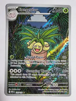 Pokemon TCG Exeggutor 135/132 Mega Evolutions Illustration Rare NM - Image 1